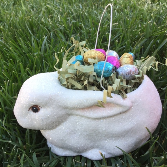 Bethany Lowe Easter Bunny Basket - Picture 8 of 8